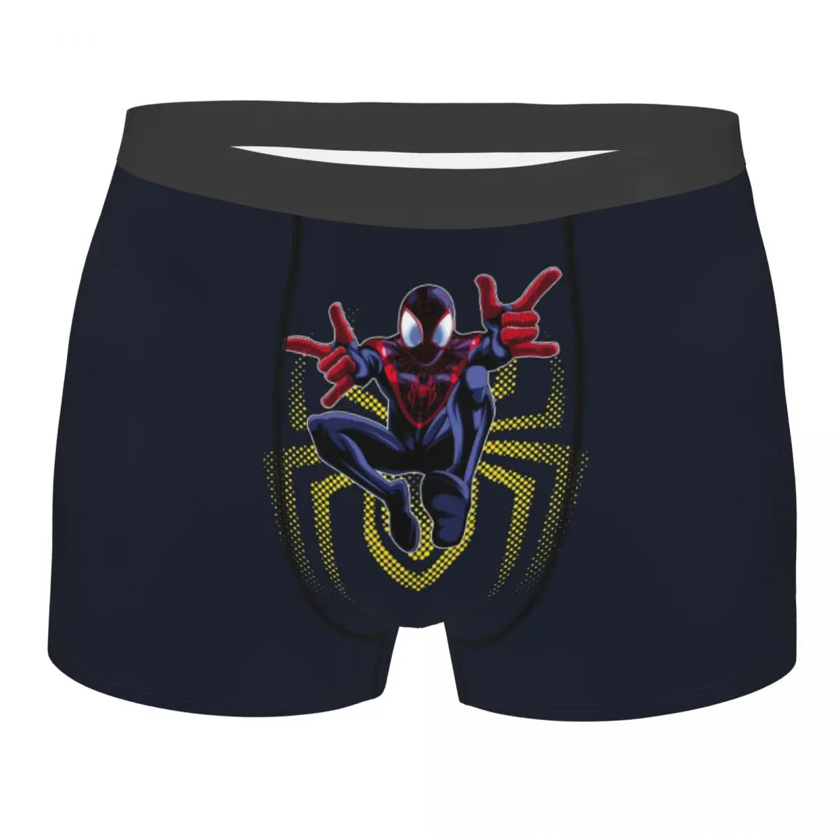 

Custom Male Cool Spider Man Underwear Superhero Cartoon Boxer Briefs Stretch Shorts Panties Underpants