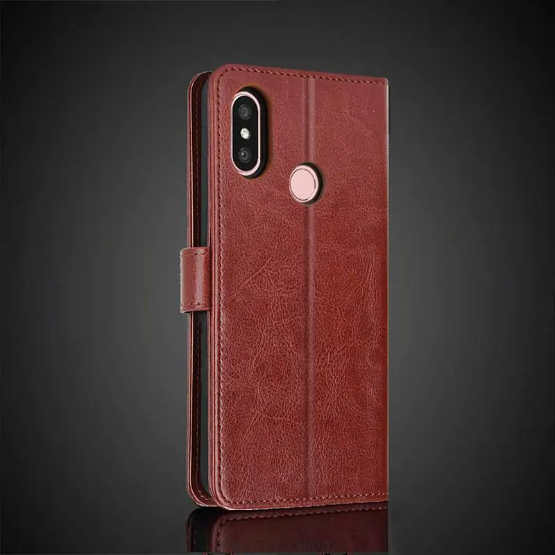 Card Holder Leather Case for Xiaomi Mi A2 lite / Xiaomi A2 lite Flip Cover Retro Wallet Phone Case Business Fundas Coque