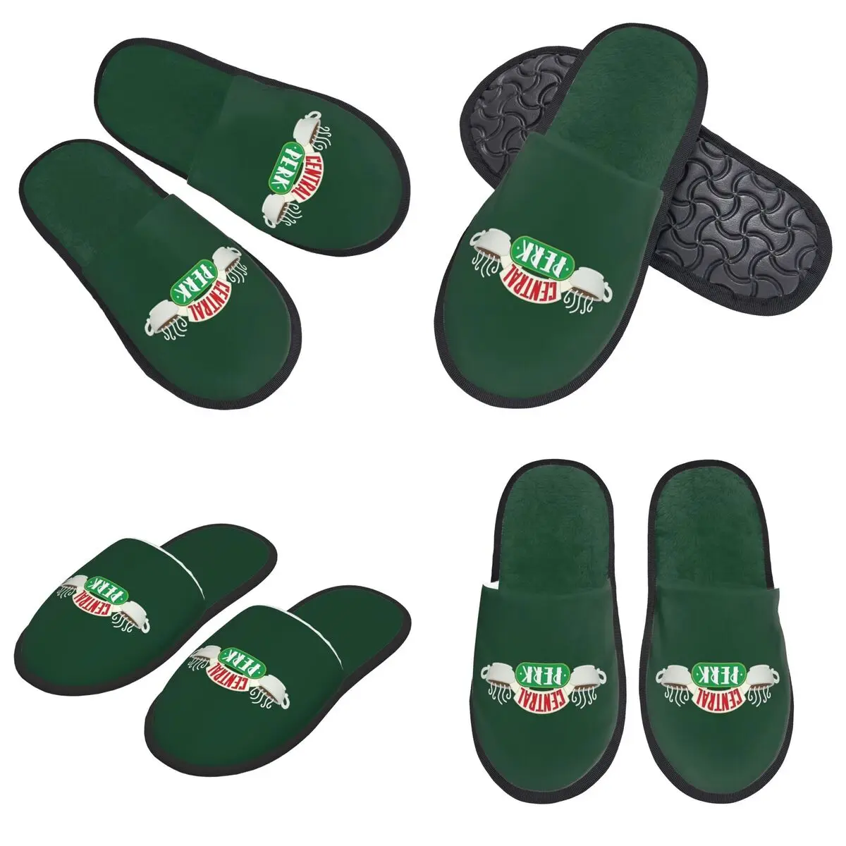 مخصص سنترال بيرك فريندز برنامج تلفزيوني النعال رغوة الذاكرة الدافئة الناعمة النساء شبشب منزل أحذية مريحة في الأماكن المغلقة #4