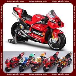 Maisto 1:18 2021 Season Ducati Honda Motorcycle Static Simulation Car Model Collectible Ornament Boys Car Model Toy Gift