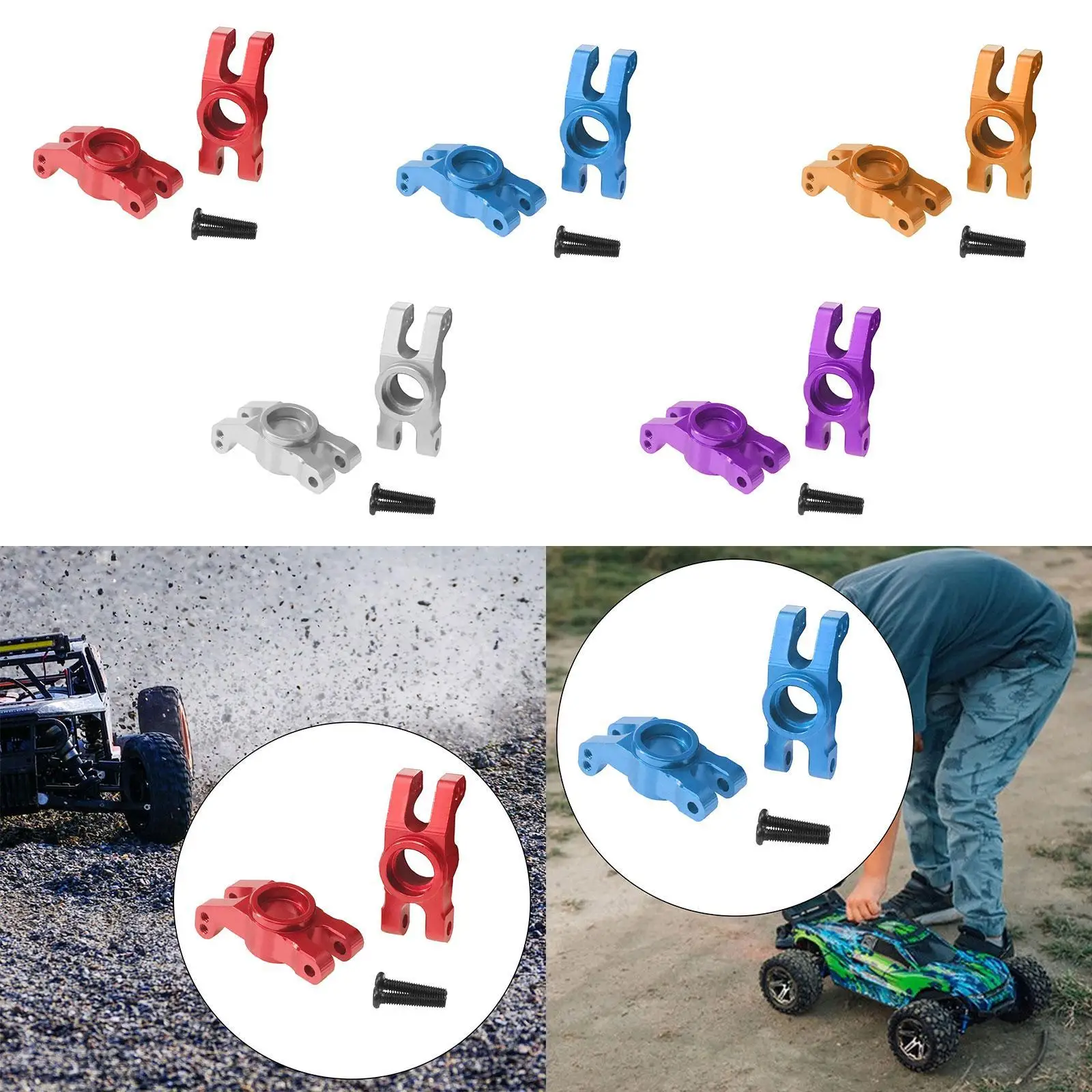 2 stuks schaal 1:14 RC achteras stoel speelgoed hobby accessoire upgrade onderdelen vervangend onderdeel voor 14211 voertuig afstandsbediening auto