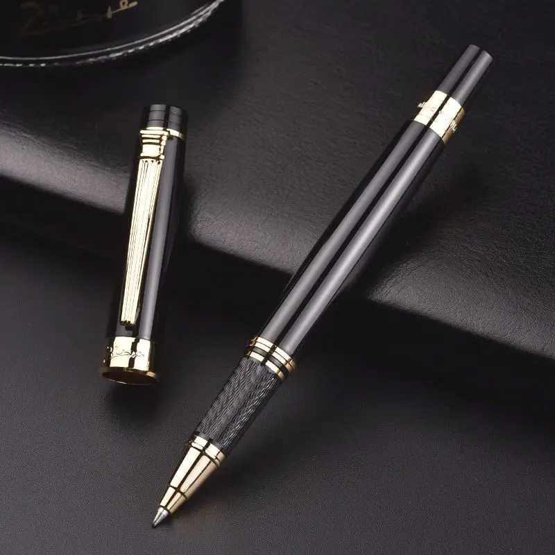 

Picasso 917 Gel Pens High Quality Metal 0.5mm Tip, Black with Clip Rollerball Pen Office Business Calligraphy Students Writing