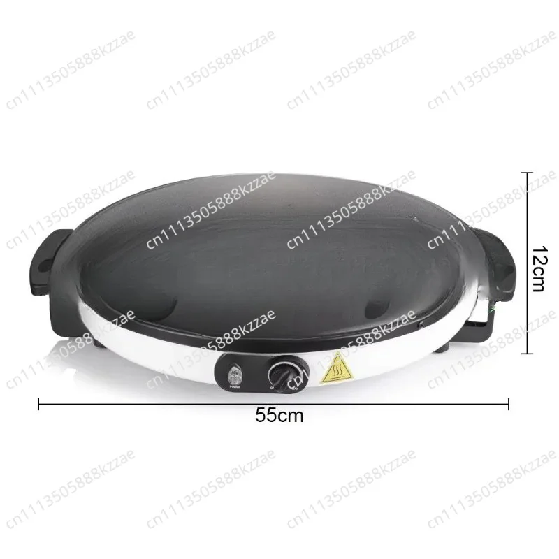 45Cm Diameter Non-stick Hot Plate Crepe Maker Pizza Maker Electric Crepe and Pancake Maker 3D Spherical Surface