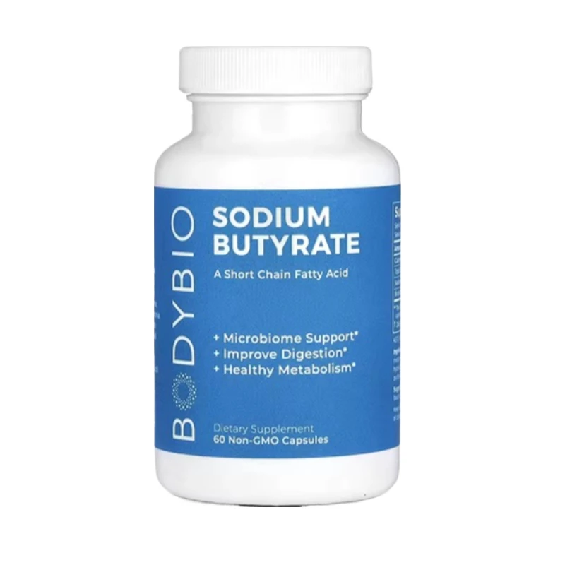 Sodium Butyrate Capsules - Gut Digestive Health Support 60 Capsules