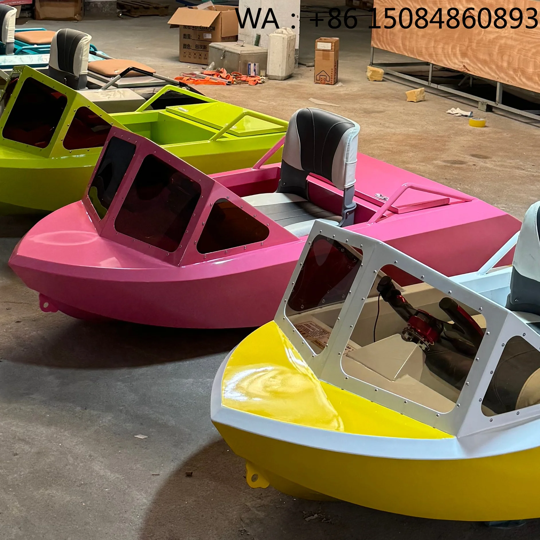 Safe Compact Mini Water Karting Boat, Stable Power Component Suitable For Company Team Building Water Activity