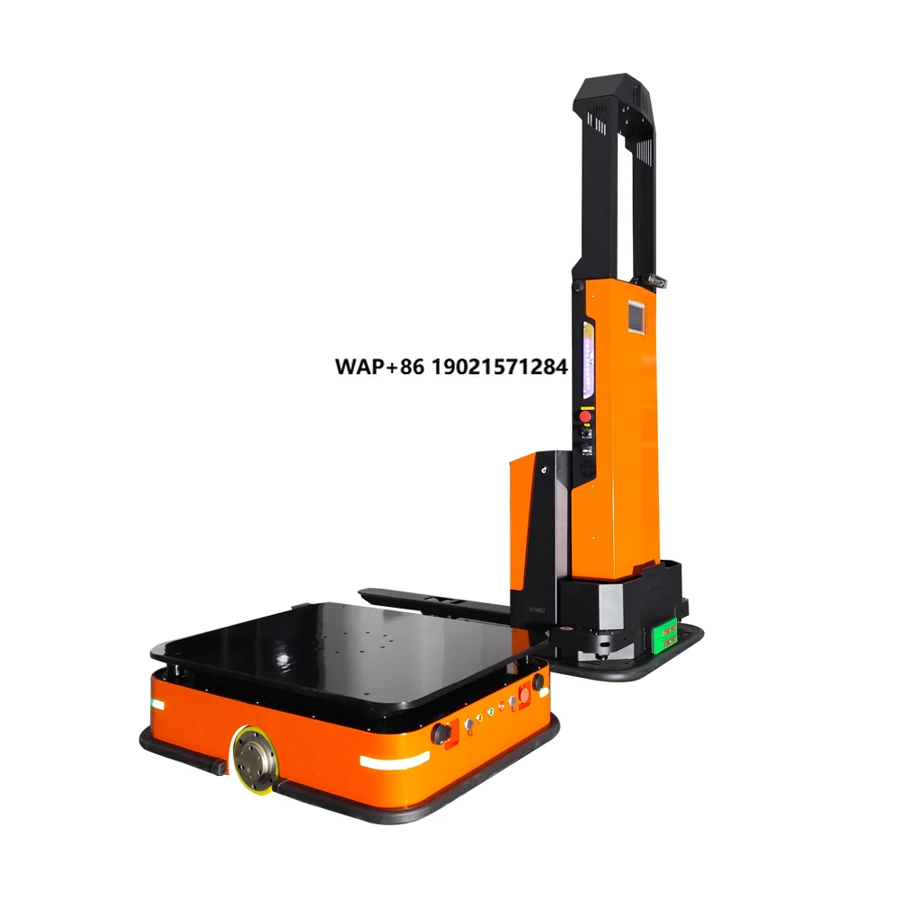 SLAM Navigation Agv Car Radar Sensor Automated Guided Vehicle Forklift agv with 1500kg Load Capacity for Warehouse