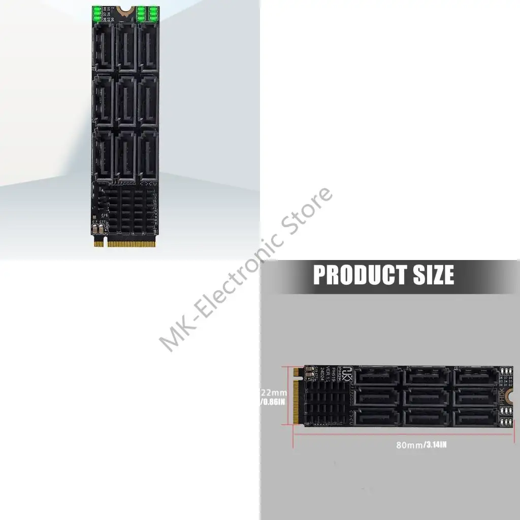 

R2LF 9 SATA3 PORT PCIE CARD CARD 6 Гбит / с для серверов и рабочих станций