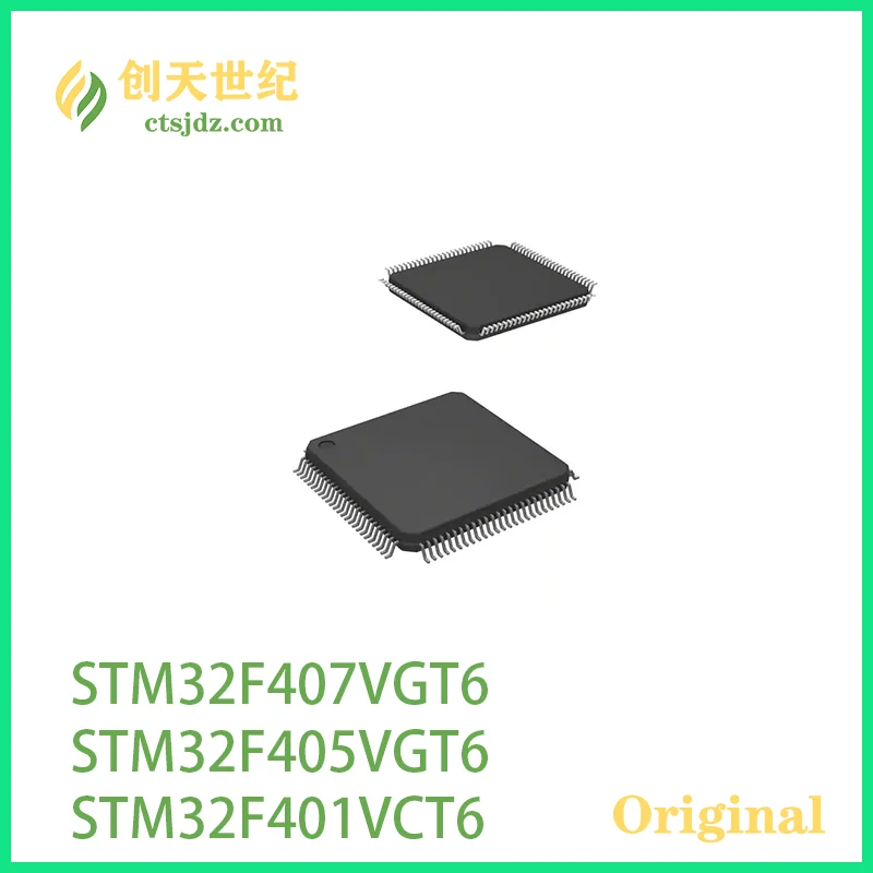 STM32F401VCT6  New&Original  STM32F405VGT6  STM32F407VGT6  Microcontroller IC 32-Bit   84MHz 256KB (256K x 8) FLASH