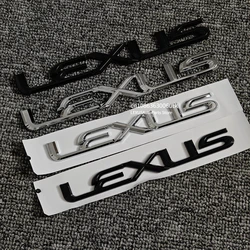 Para LEXUS, igual que la insignia de letra original del coche, logotipo 3D ABS, pegatina trasera del maletero del coche para LEXUS NX ES LX IS CT RX GS SL LS