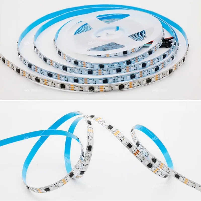 

DC12V WS2811 TM1903 RGB LED Pixels Strip Light 3535 SMD Addressable 96Leds/m 5M Rainbow Led Strip External 1 IC Control 3 Leds