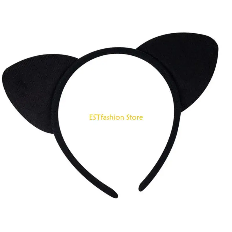 Y5GC Anime Mèo Hairhoop Cosplay Mũ Đợi Đầu Đa Năng Cho Kỳ Nghỉ Thu Thập Sự Kiện Đặc Biệt