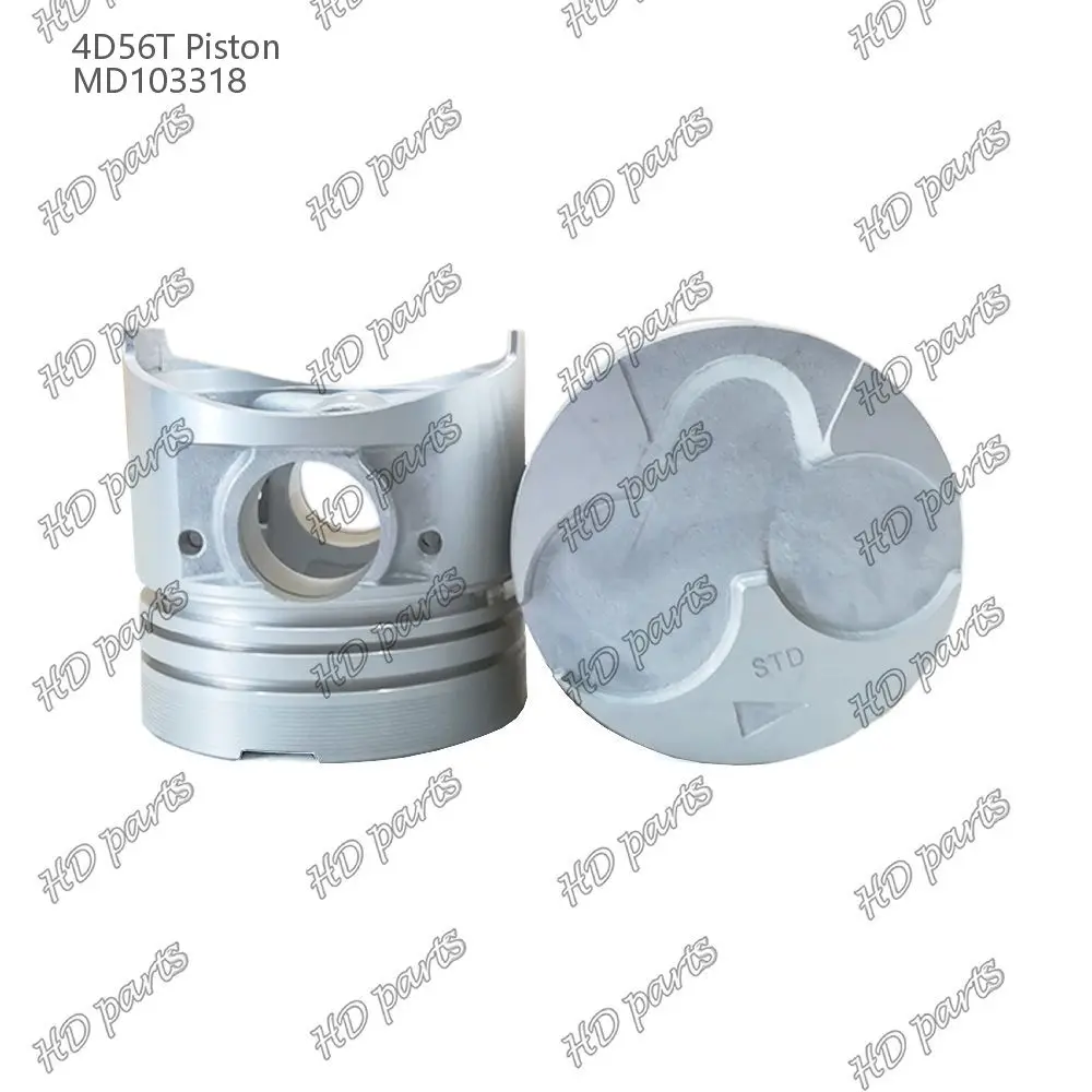 Guaranteed 4D56T Piston With Pin MD103318 Suitable for Mitsubishi Diesel Engine Repair Parts