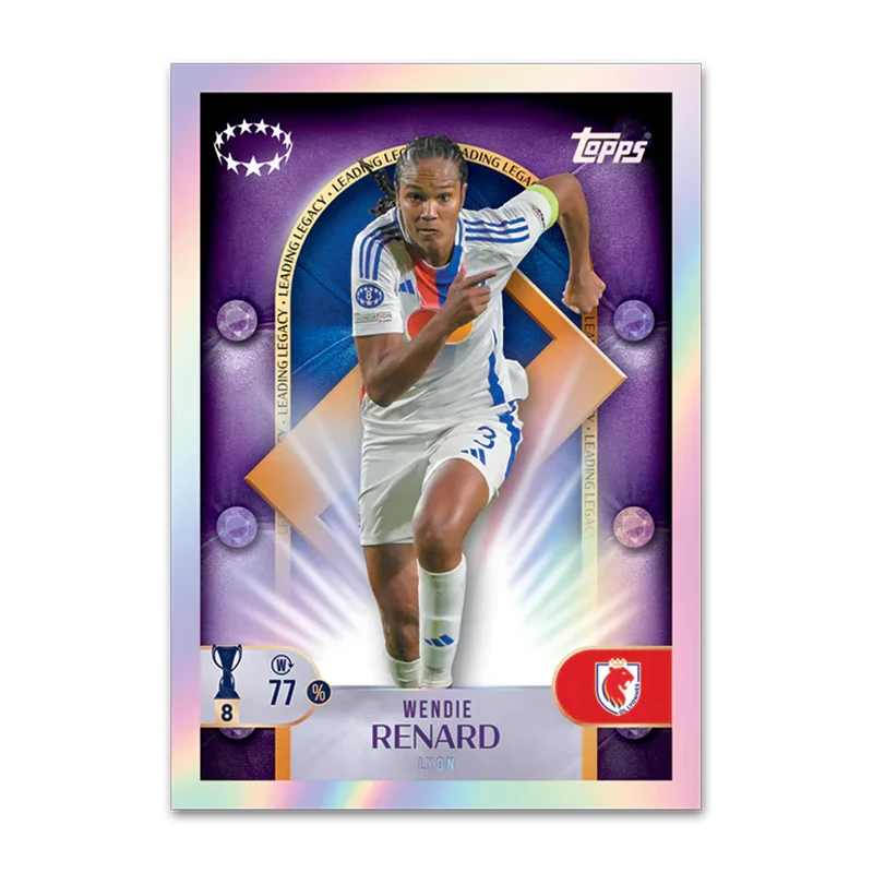 Nuove 25/26 adesivi della collezione TOPPS Champions League Confezione completa Eco Pack Seek Limited Signature