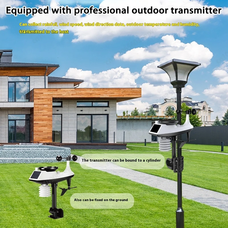 USB インターフェース 5V1.2A 天気 風速 降雨量 風向検出 天気予報 温度 湿度 天気時計