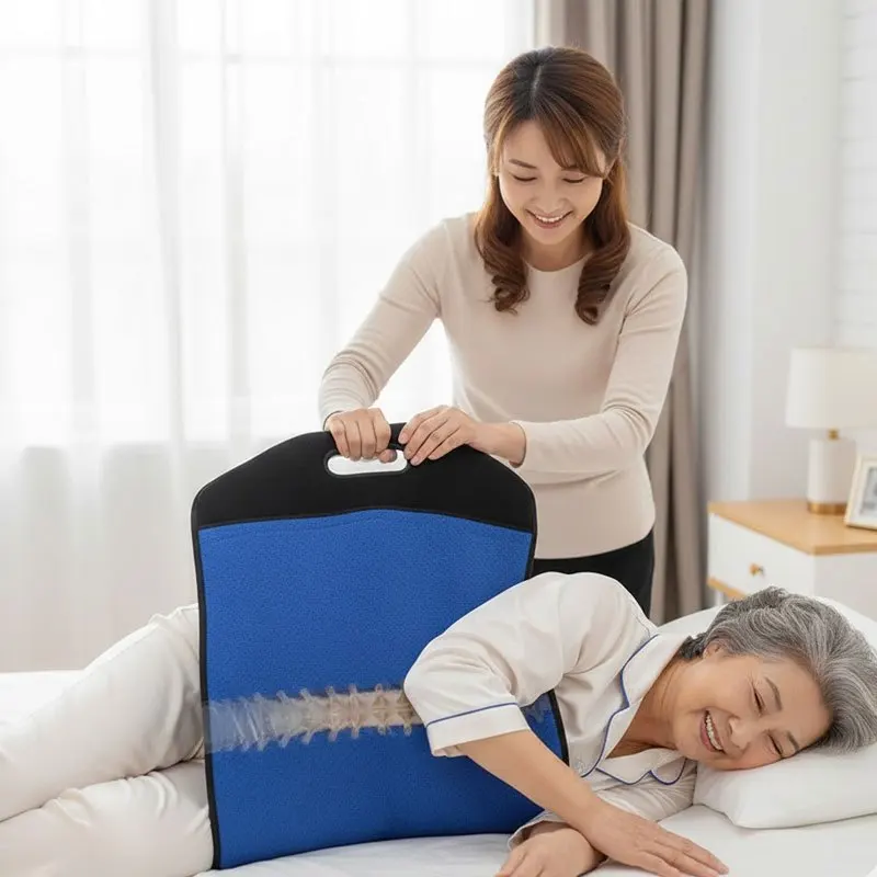 

Multi-Function Patient Transfer & Turning Aid | Home Bed Safety Rail System with Assisted Mobility Securing Belt