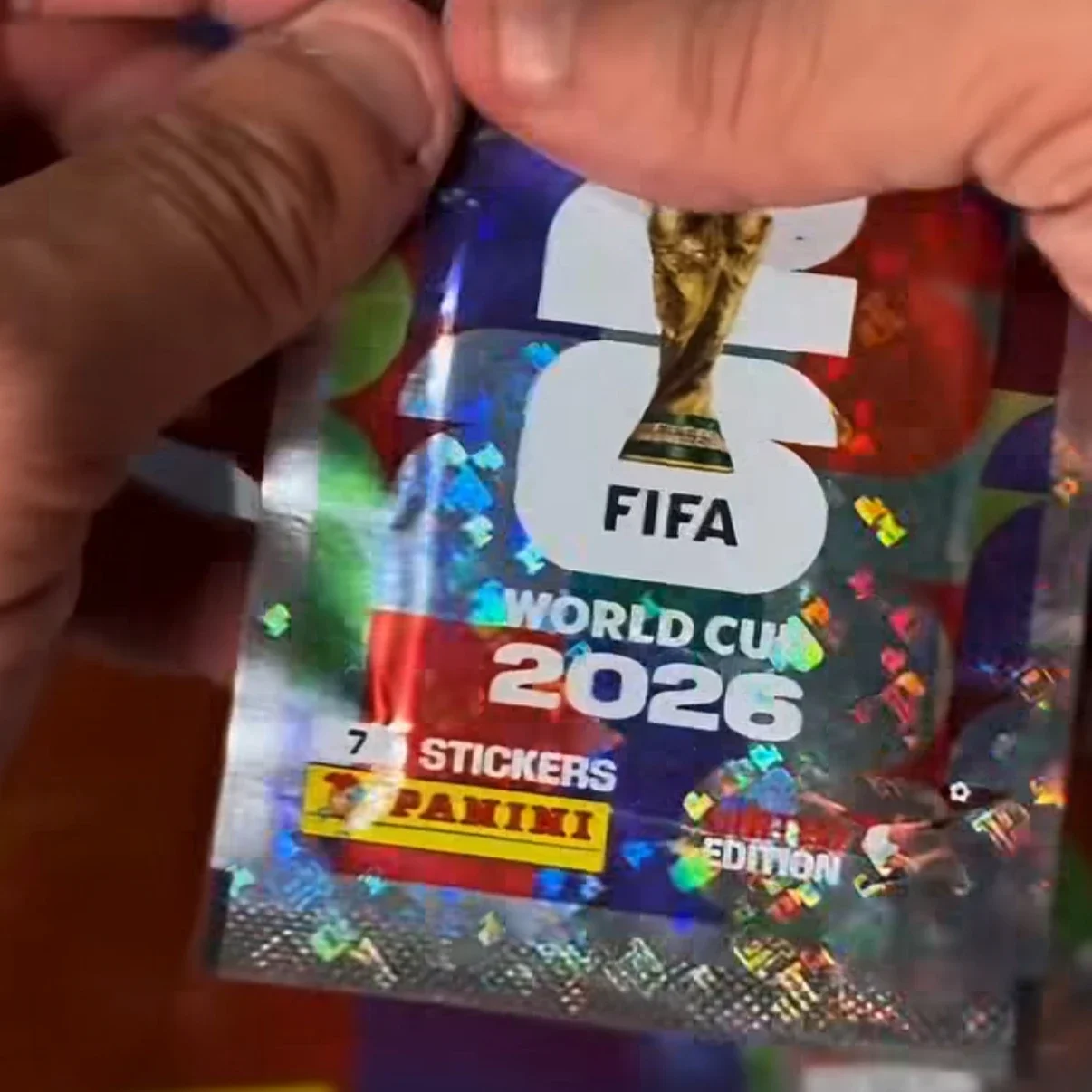 2026 FIFA Panini World Cup International Version Stickers Limited Football Collectibles Rare Souvenir Holiday Blind Box Gift