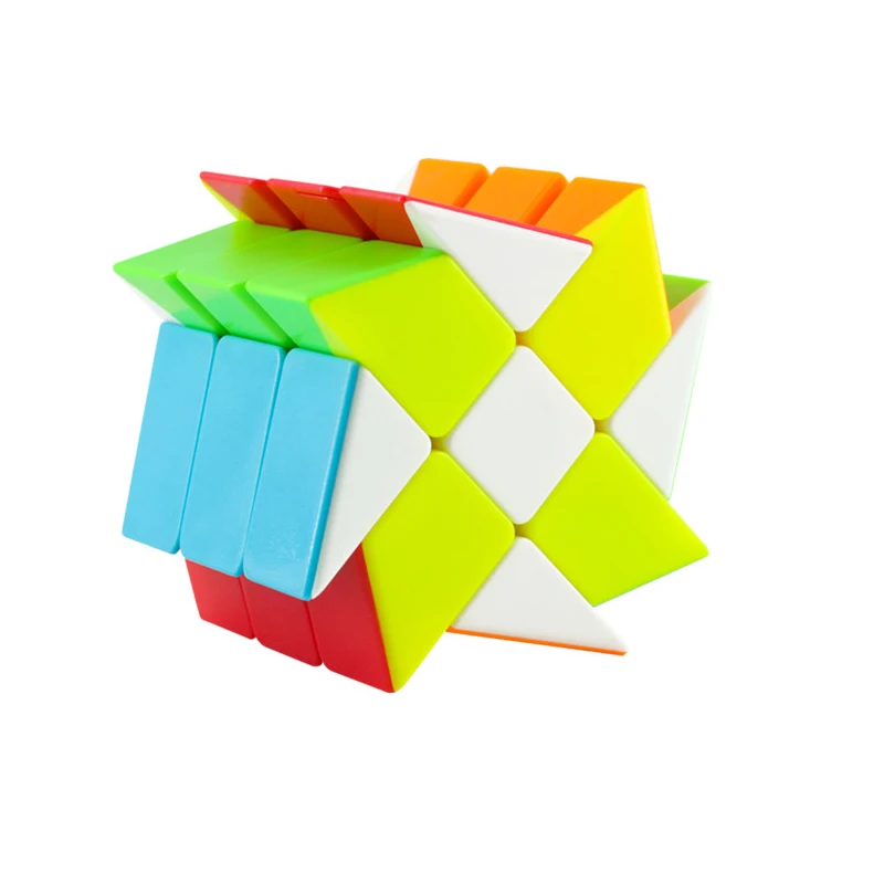 Magic Windmill Cube 3x3 Fenghuolun Twist Puzzle Educational Toys Brain Teaser Speed Challengs Birthday Gifts Classroom Prizes
