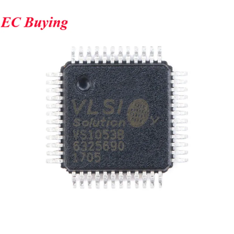5Pcs/1pc VS1053 Audio MP3 Player Module Development Board onboard Recording SPI OGG Encoding Record Control Signal Filter DC 5V