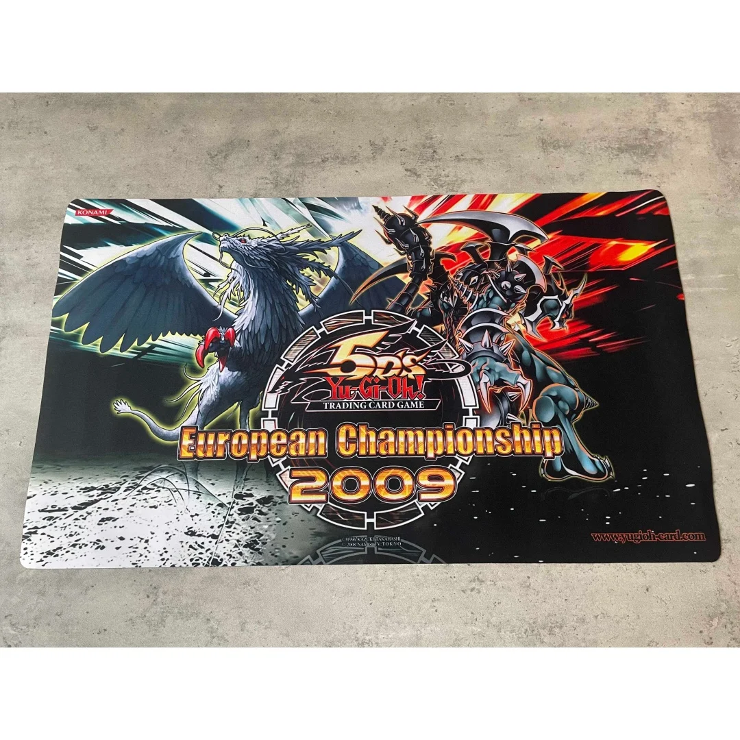 600x350mm Yu-Gi-Oh! Judgment Dragon Dark Armed Dragon Trading Card Playmat 1.5mmNoSeamEdge Single Rubber Board Game Card Mat Toy