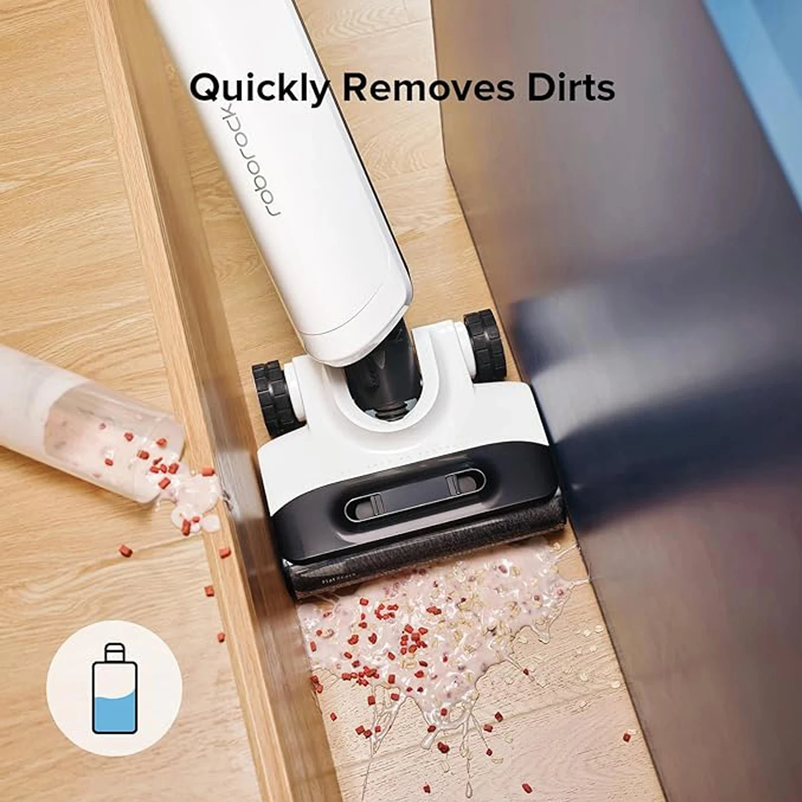 

Original Roborock floor cleaning Fluid,Floor Cleaner For Hardwood, Compatible with Mopping and Wet and Dry Robot Vacuum,1Le