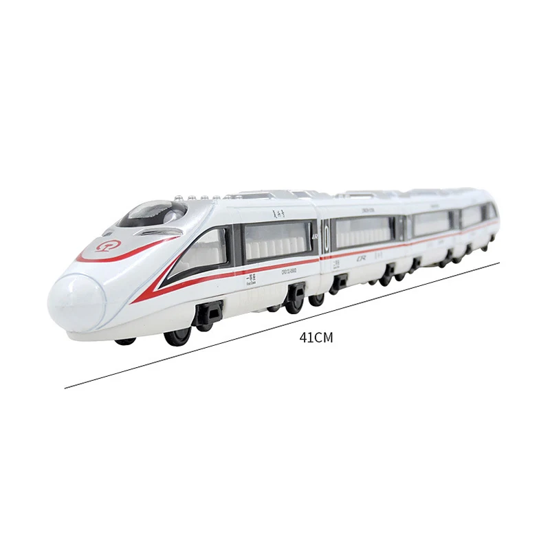 Simulation Alloy Metal High Speed Rail Diecast Train Toy Model Educational Toys Boys Children Train Alloy Model Car Toys Gift