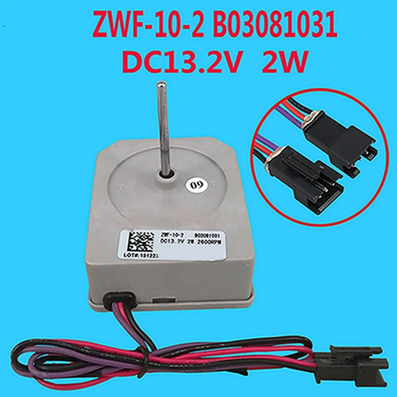 Refrigerator Freezer Fan Motor ZWF-10-2 B03081031 High-Efficiency Replacement Motor for Ronshen Refrigerator Fan-PZZW