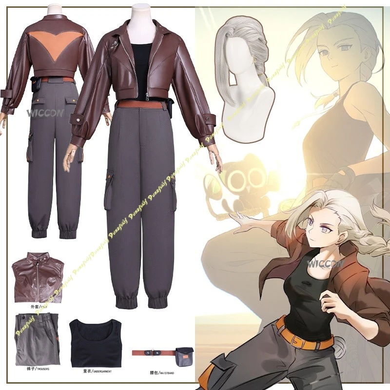 

Аниме Косплей Костюм Легенда о Хей Костюм ЛуYe Парик Пальто Chore Куртка Девушка Крутые Брюки Повседневная Женская Одежда Рождество Хэллоуин