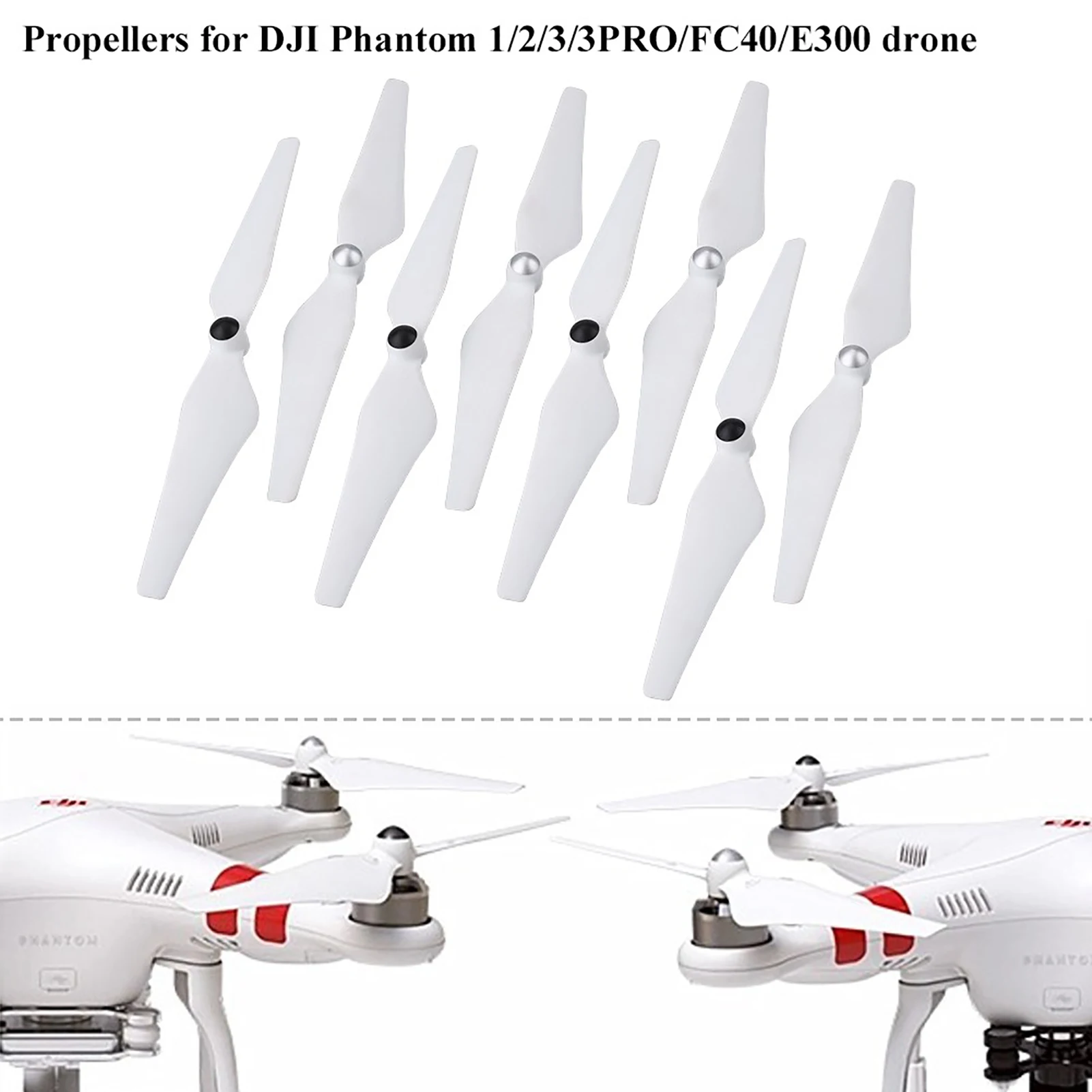 New 8Pcs CW CCW SelfLocking Propellers Quadcopter Blade For DJI Phantom 2/3 Propeller Quadcopter Blade Self Locking Propeller