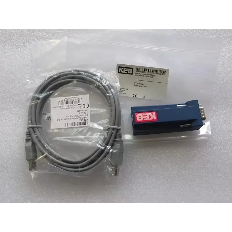 USB Serial Communication Adapter 0058060-0040 USB Serial WANDLER Industrial KEB-compatible Data Adapter Durable In Stock