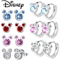 Orecchini Disney Topolino in argento sterling 925 Serie Topolino Orecchini Topolino Orecchini a bottone in argento sterling Orecchini a stella da donna