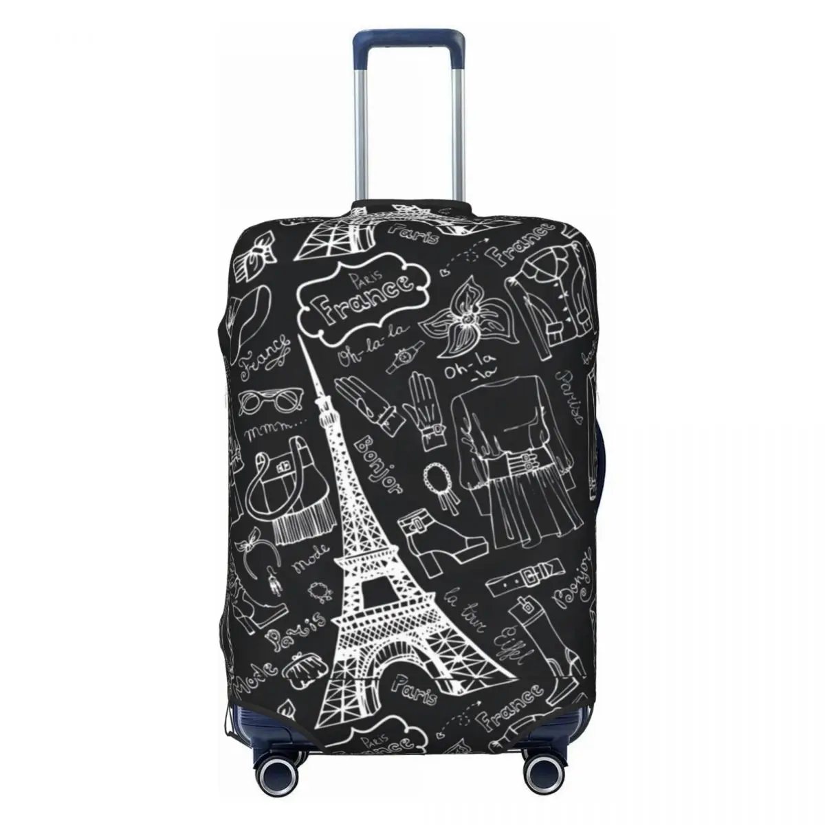 Travel Graffiti Suitcase Cover Stripe Elastic Business Protection Luggage Supplies Vacation