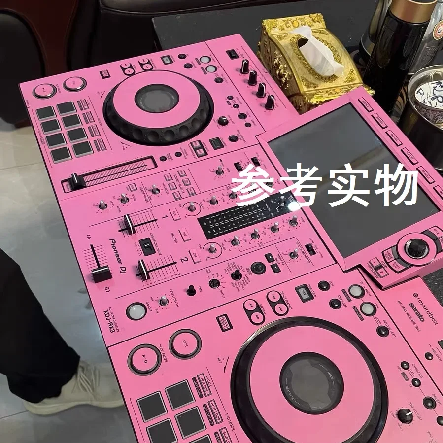 統合されたPioneer-XDJ-RX3のデジタルDJコントローラー,ステッカー
