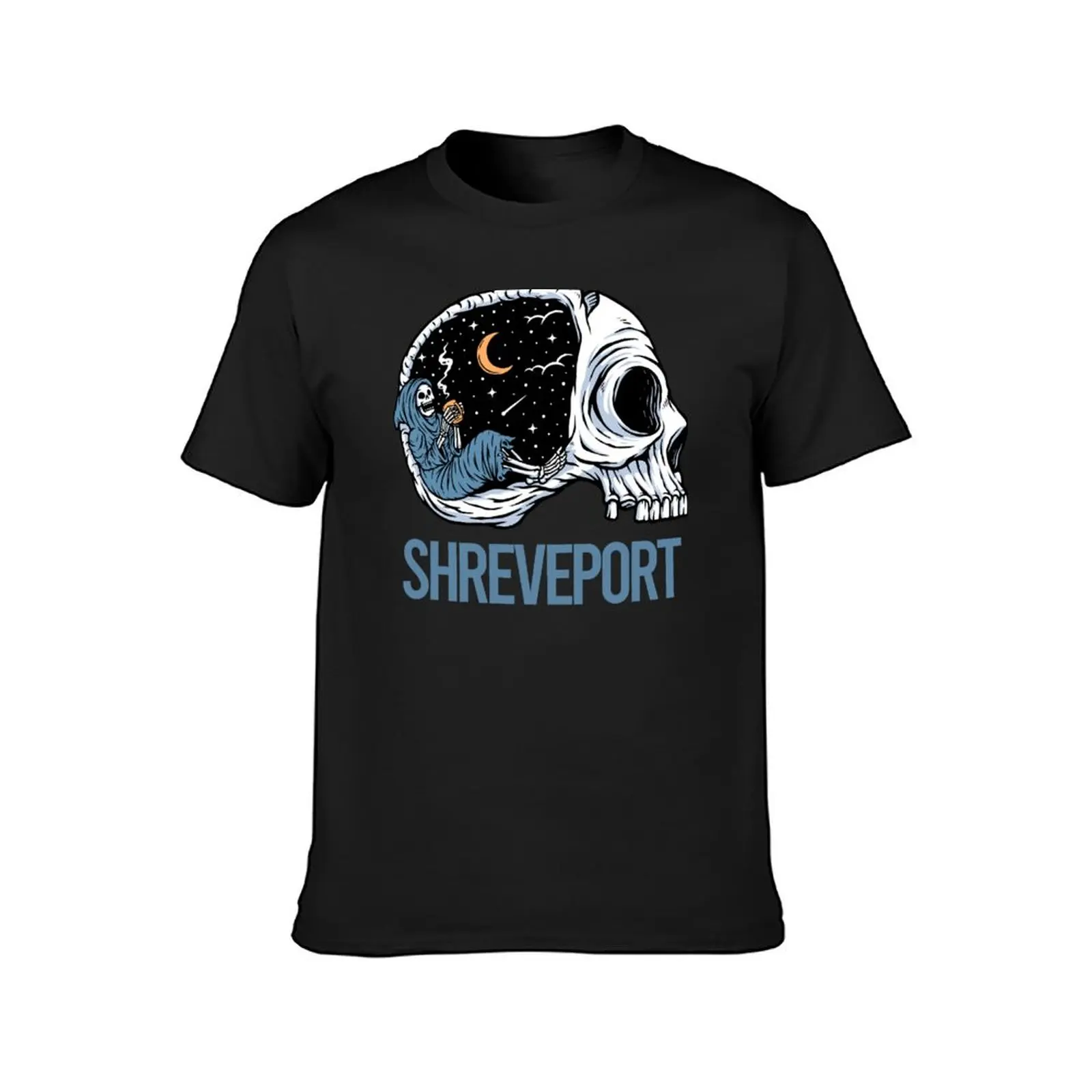 Chilling Skeleton Shreveport T-Shirt animal prinfor boys blanks mens graphic t-shirts