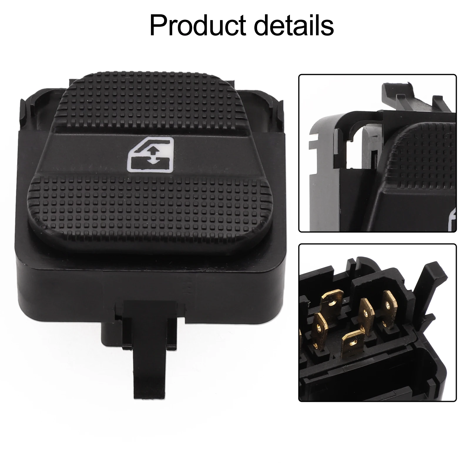 1H0959855C Regulator Switch Car Repair Vehicle Maintenance 5*5*5cm Wear-resistant High-quality Materials Non-deformable