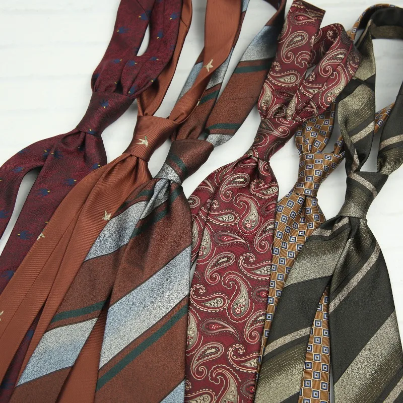 

Галстук деловой 8 см с возможностью индивидуализации логотипа, полиэстер, ретро-стиль, для мужчин, тонкий галстук-крават для свадебных аксессуаров