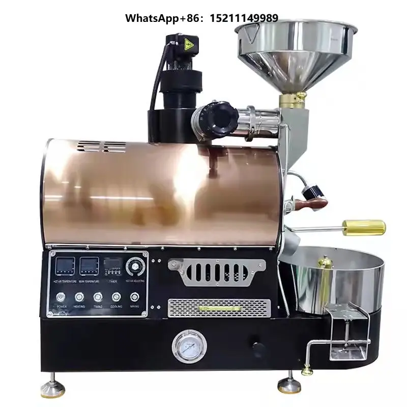 Small Counter Top Coffee Roasting Machines, Coffee Bean Roaster with Half KG Capacity/Small Coffee Roasting Machines