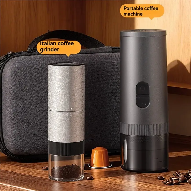 A005-USB Rechargeable 40 Gears Adjustable Electric Coffee Grinder Portable For Home Drip Coffee Automatic B