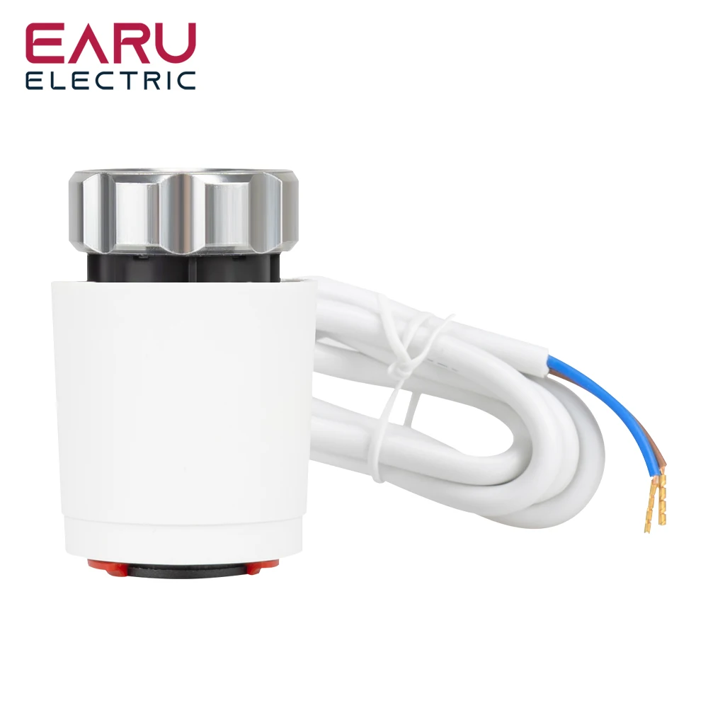 1/5/10 Pcs AC 230V Normally Closed NC M30*1.5mm Electric Thermal Actuator for Underfloor Heating TRV Thermostatic Radiator Valve