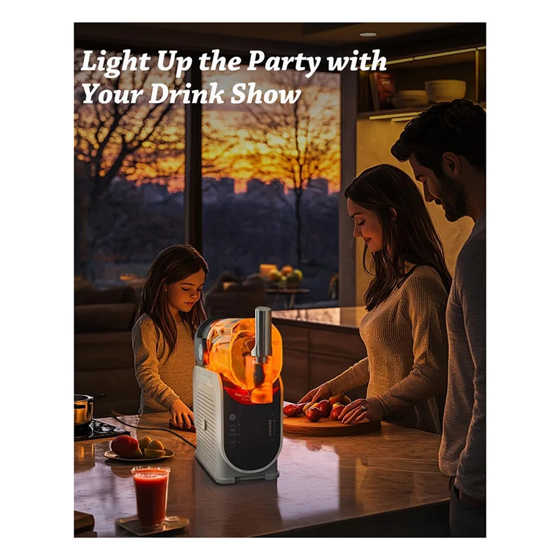 

MCGS-2 Pack LED Lights For Ninja Slushi FS301/FS300 For Slushi Machine Accessories 13 Colors & 4 Modes -Bottle Cap-Sized Design