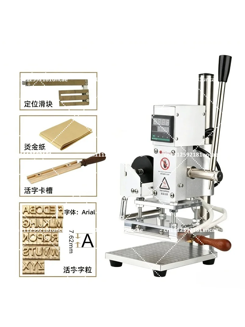 Leather Craft Stamping Tool for DIY Label and Tag Heat Press on Paper and Fabric