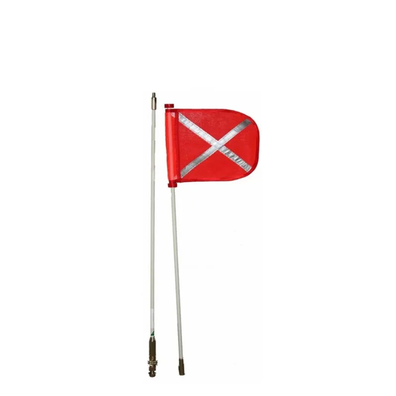 Promotional Mining Sand Construction Off Road Truck 6/8/10 ft Mining Buggy Whip Car Safety Warning Flag Fiberglass Tube