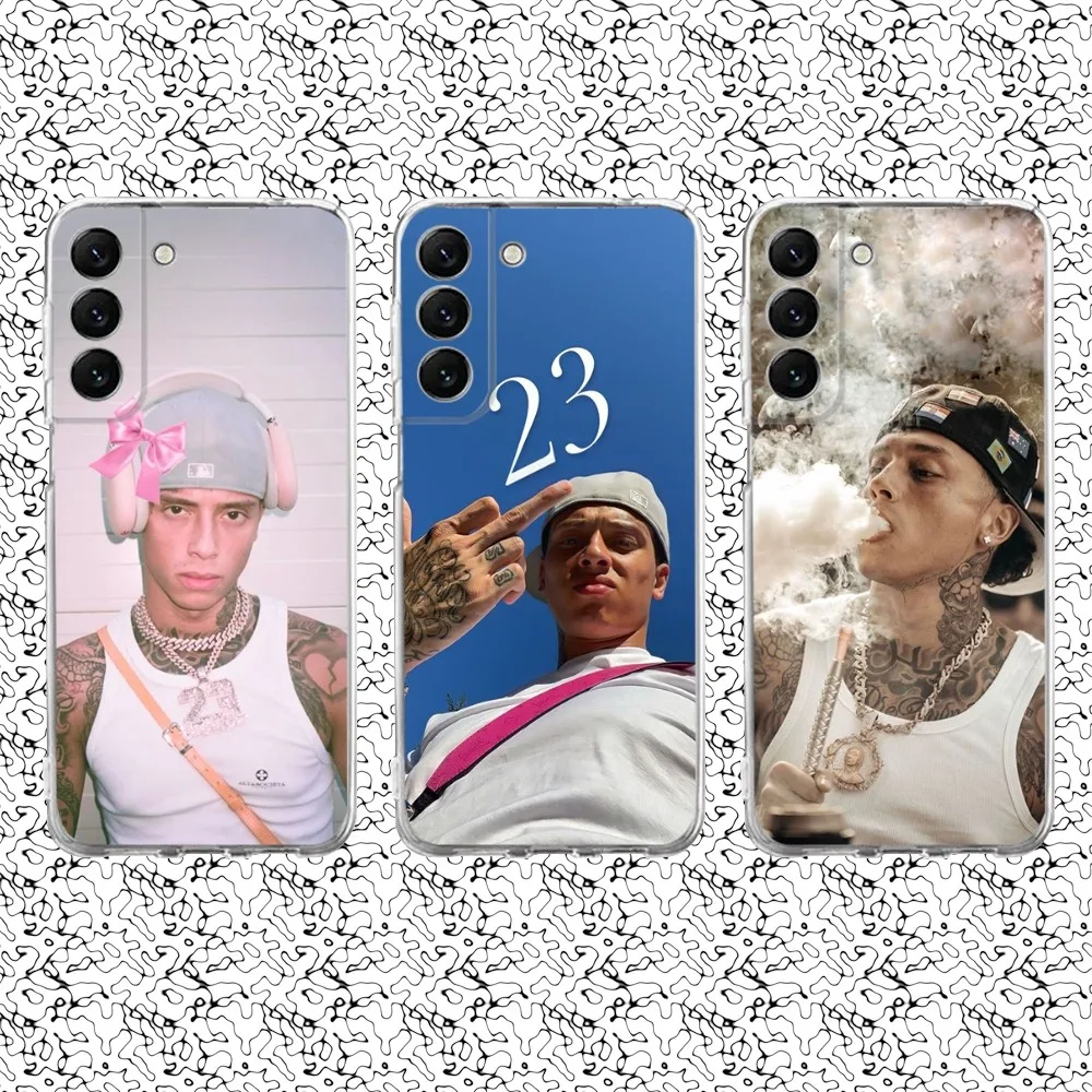 Rapper Centrale Cee Telefoon Case Siliconen Voor Samsung S30,S23,21,22,20 Ultra,S20 Fe Lite, S10,9, Pius Note20ultra Cover Clear