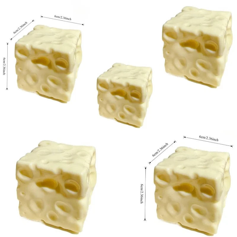 

Giant Cheese super soft plastic extrusion slow rebound sensory decompression compression non-bouncing toy stress reliever toys