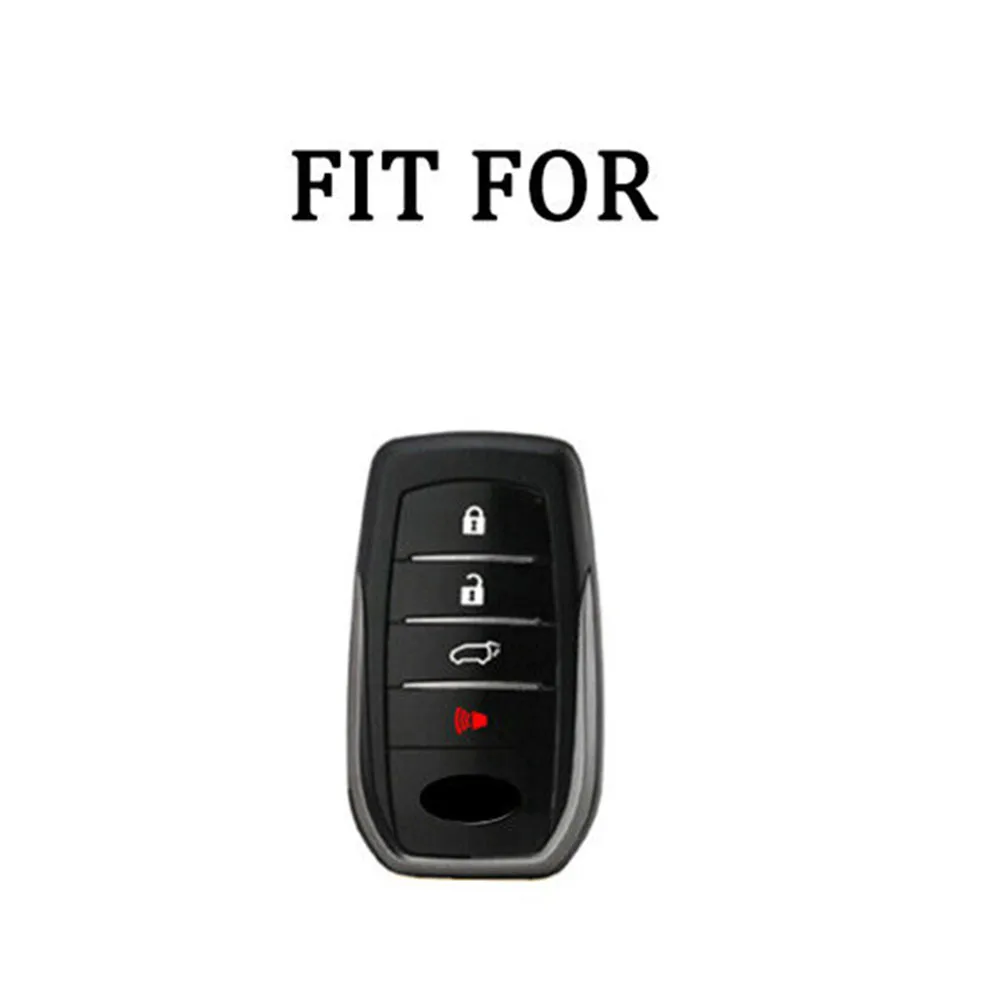 Classic Leather Key Shell Skin for Toyota For Land Cruiser Perfect Match for Button Size and Accurate Positioning