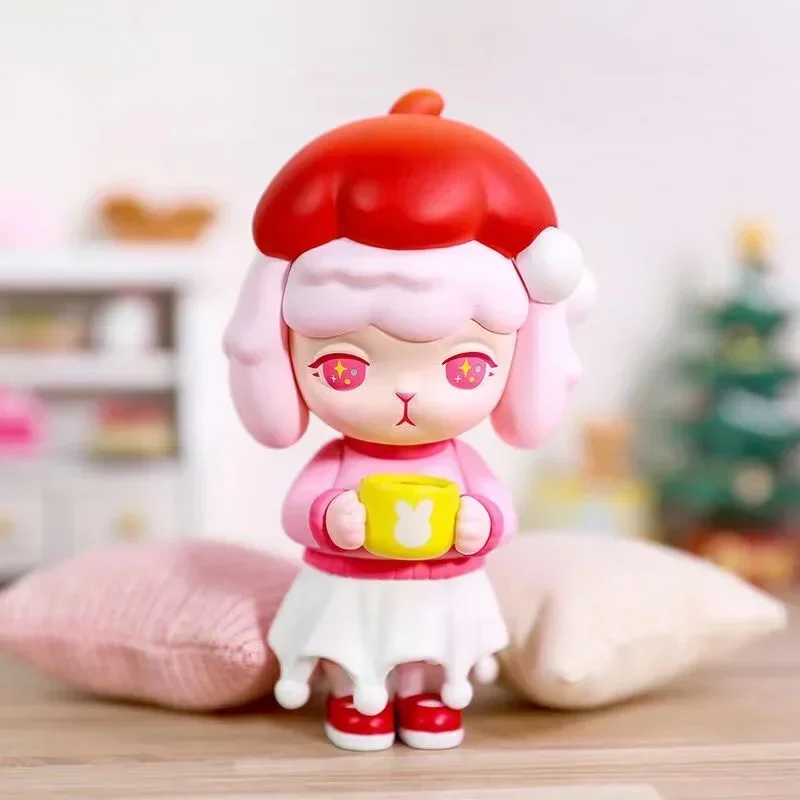 POP MART Bunny Winter Series Blind Box Toys Guess Bag Mystery Box Original Caixa Action Figure Surpresa Cute Model Birthday