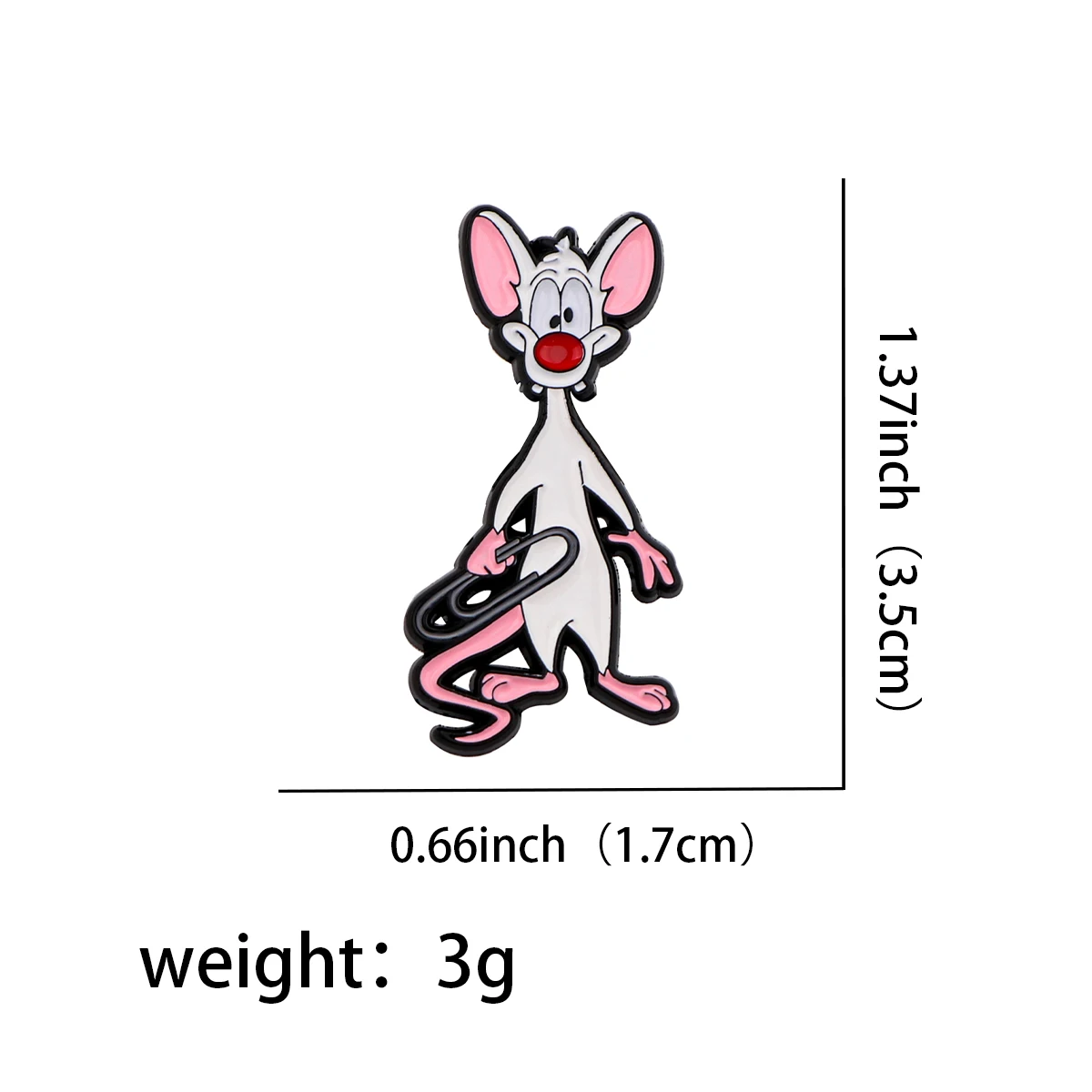 Nette Maus Emaille Pins Cartoon frauen Broschen Männer Anstecknadeln Abzeichen auf Rucksack Kostüm Zubehör Tiere Schmuck Geschenke – Detail 3