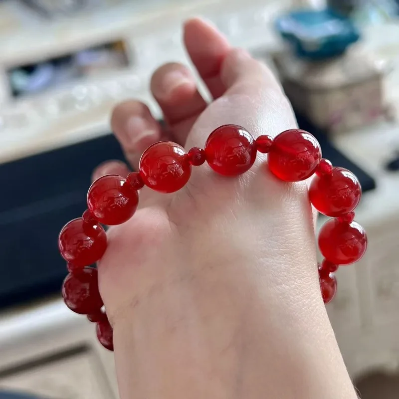 New Ice-through Agate Bracelet, Trendy Daily Jewelry