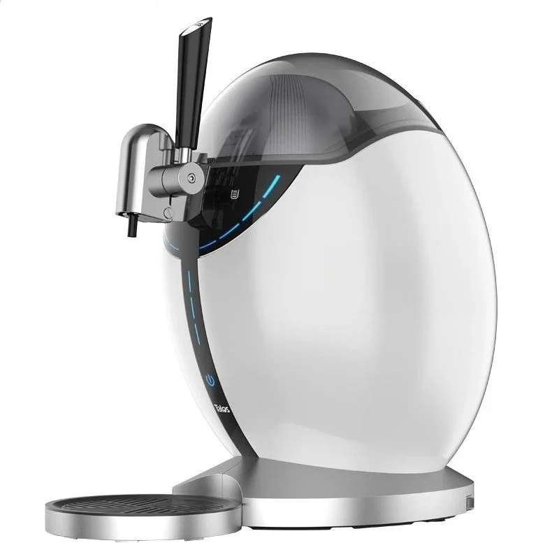 Household freezer beer distribution system capsule machine