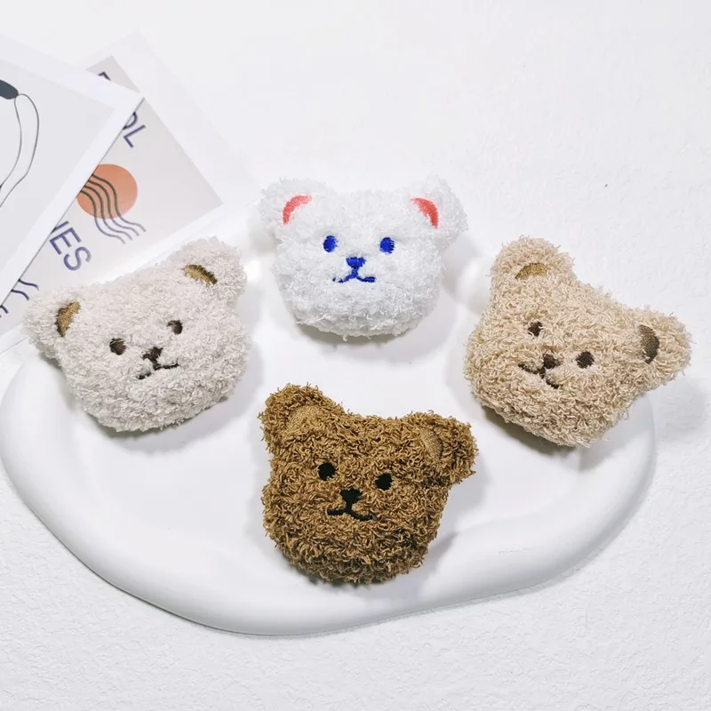 10Pcs   sweet bear  dolls   Applique for DIY Clothes Hat Headwear Patch Sewing Crafts Gloves Socks Decoration