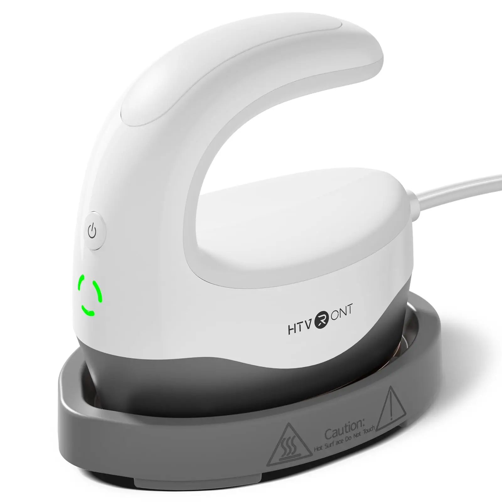 HTVRONT H1 Pro Mini-Heißpresse, Mini-Bügeleisen für Bastelarbeiten, Anzeigeleuchten & Automatische Abschaltung, Mini-Bügeleisen für Hüte, Schuhe, kleine Projekte, Anfängerfreundlich
